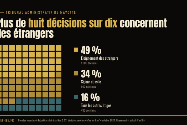 Expulsions à Mayotte, une requête sur quatre aboutit devant le juge administratif
