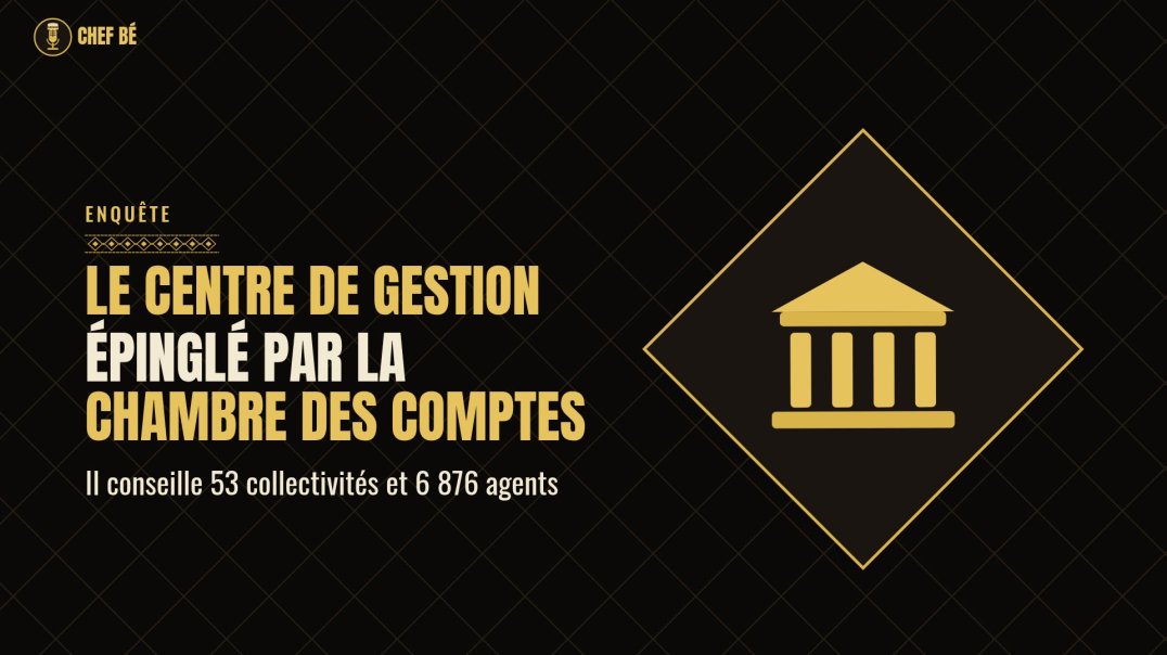 ⁣CDG 976, le centre de gestion de Mayotte épinglé par la chambre des comptes